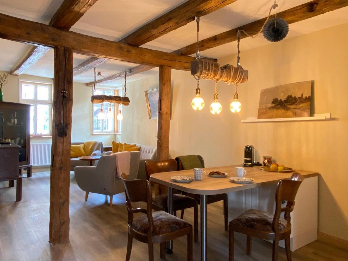 Ferienwohnung Helene Im Einzeldenkmal - Lange Gasse 29 Quedlinburg Buitenkant foto