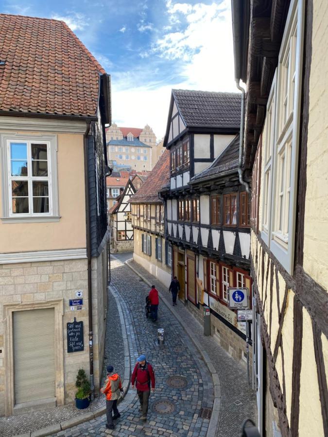 Ferienwohnung Helene Im Einzeldenkmal - Lange Gasse 29 Quedlinburg Buitenkant foto