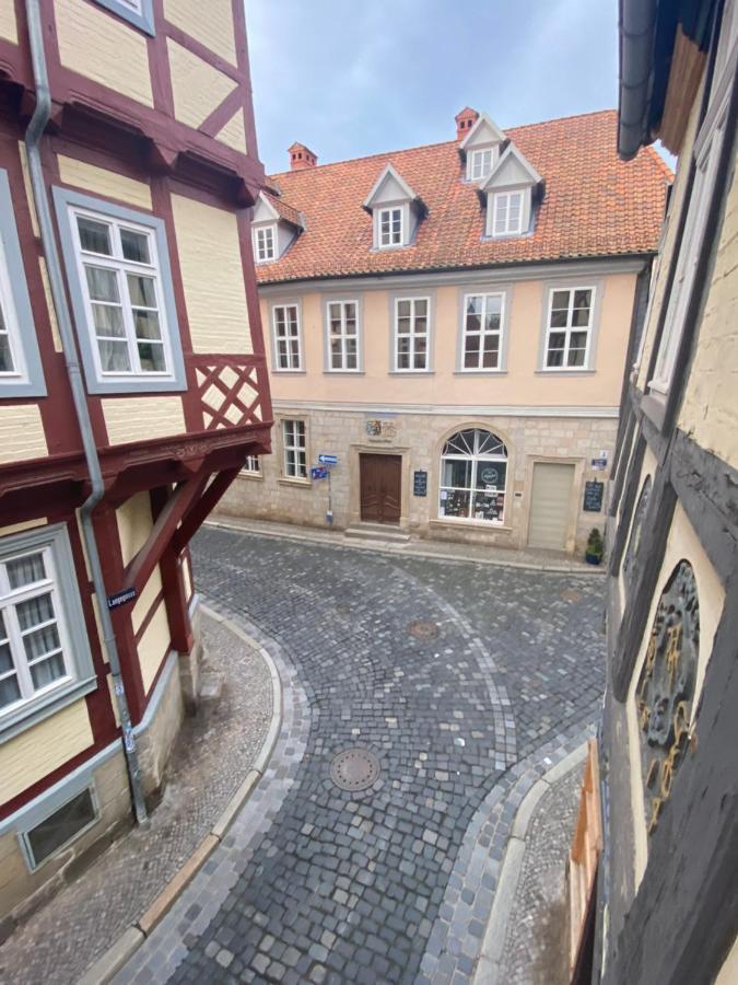 Ferienwohnung Helene Im Einzeldenkmal - Lange Gasse 29 Quedlinburg Buitenkant foto