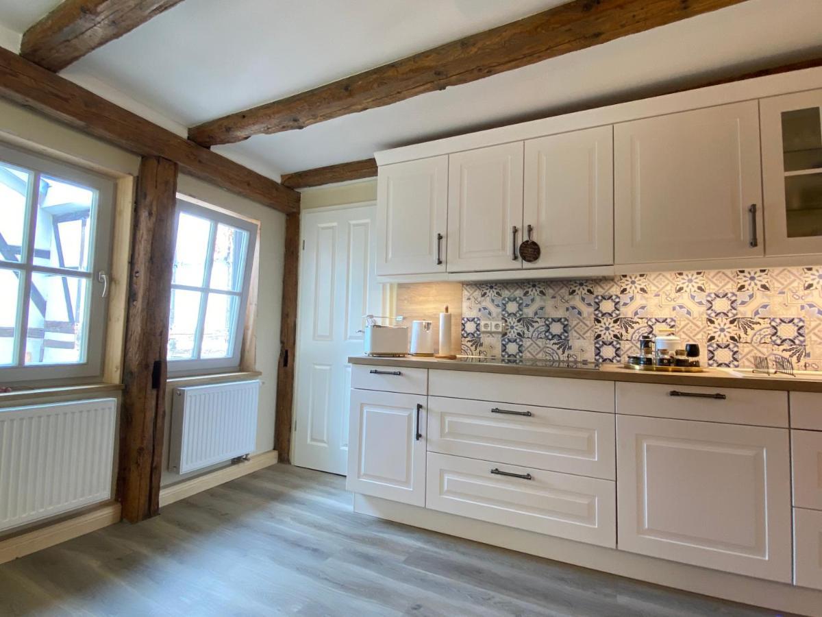 Ferienwohnung Helene Im Einzeldenkmal - Lange Gasse 29 Quedlinburg Buitenkant foto